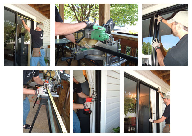 Retractable Screen Installed by How To Staff.