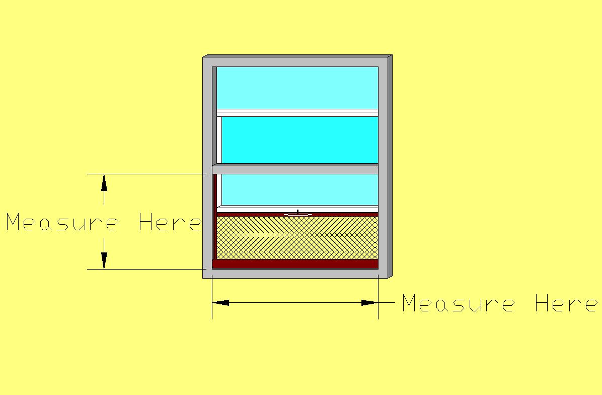 casement window with screen