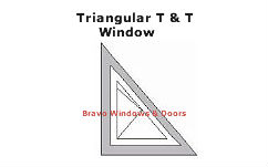 Triangular T & T Window