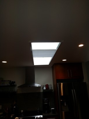 Skylight Shade Kitchen